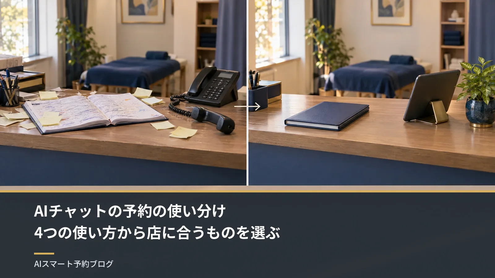 AIチャットの予約の使い分け|4つの使い方から店に合うものを選ぶ AIチャットの予約の使い分け|4つの使い方から店に合うものを選ぶ