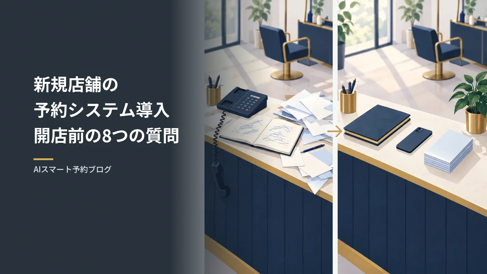 新規店舗の予約システム導入｜開店前の8つの質問