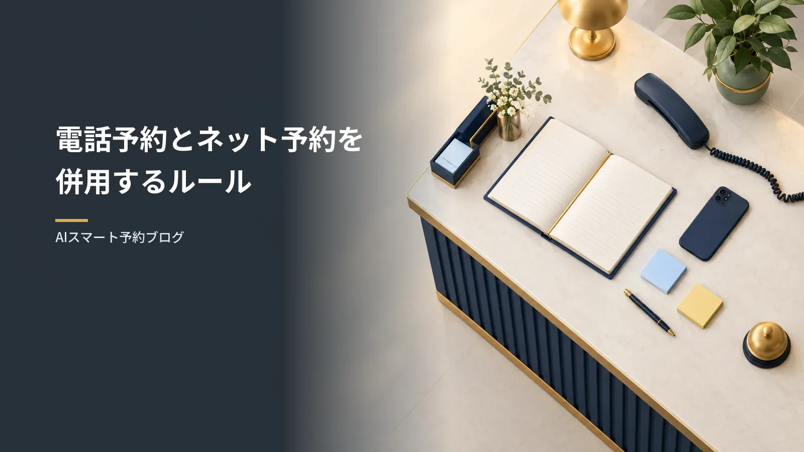 電話予約とネット予約を併用するルール｜受けたい日だけ電話に切り替える