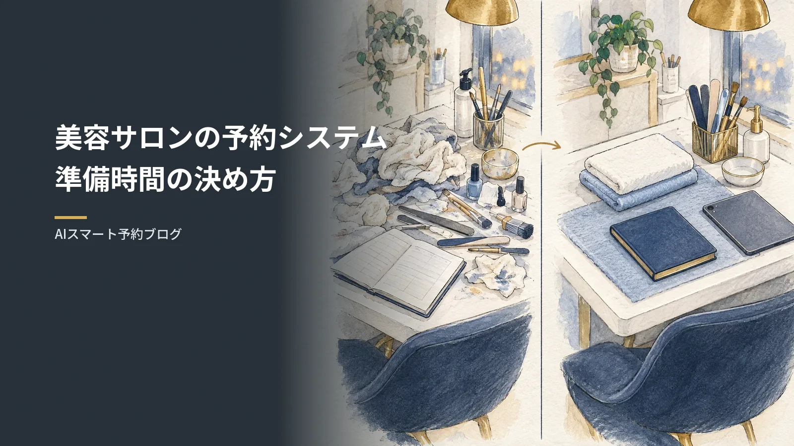 美容サロンの予約システム|準備時間の決め方 美容サロンの予約システム|準備時間の決め方