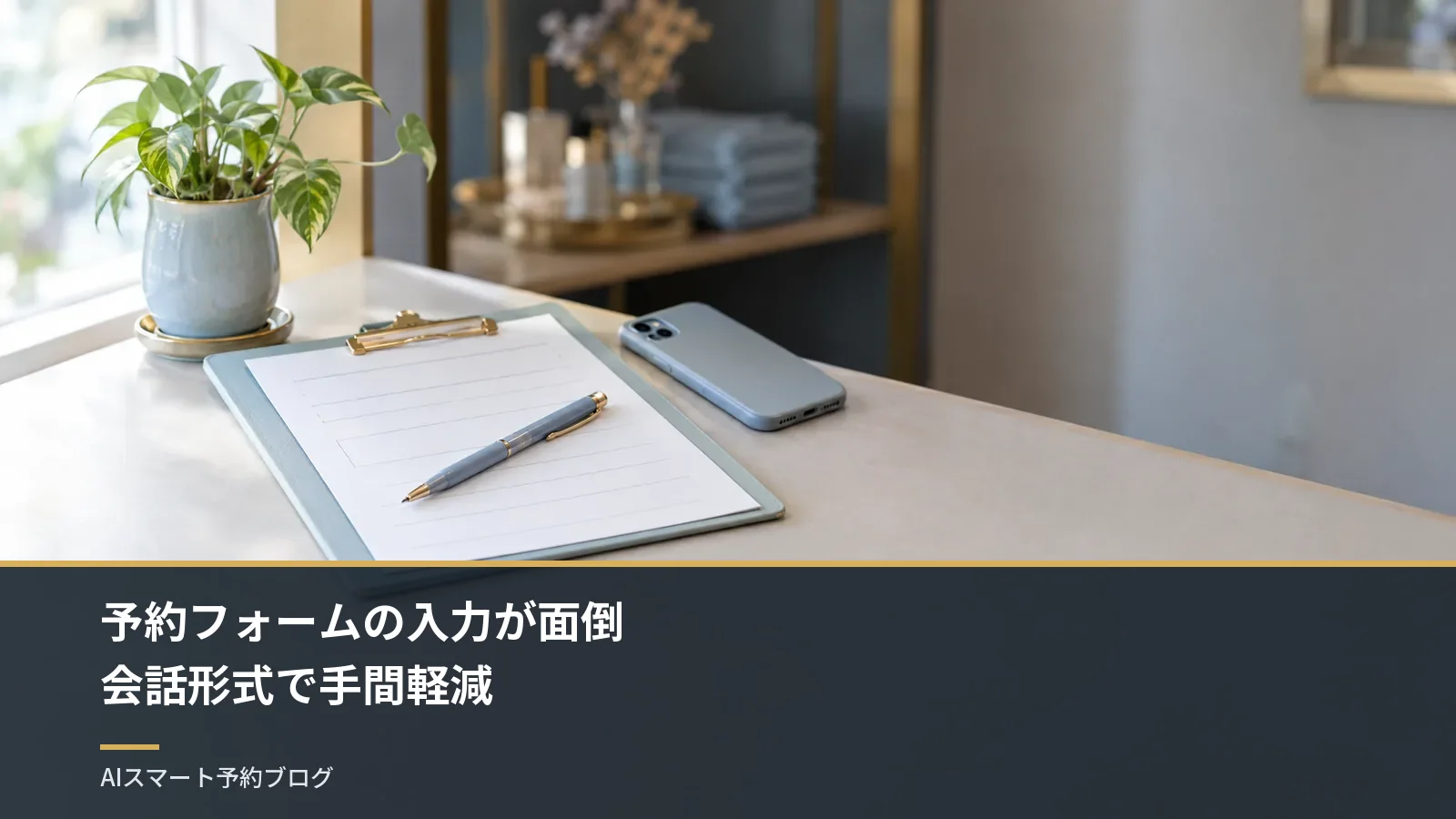 予約フォームの入力が面倒|会話形式で手間軽減 予約フォームの入力が面倒|会話形式で手間軽減