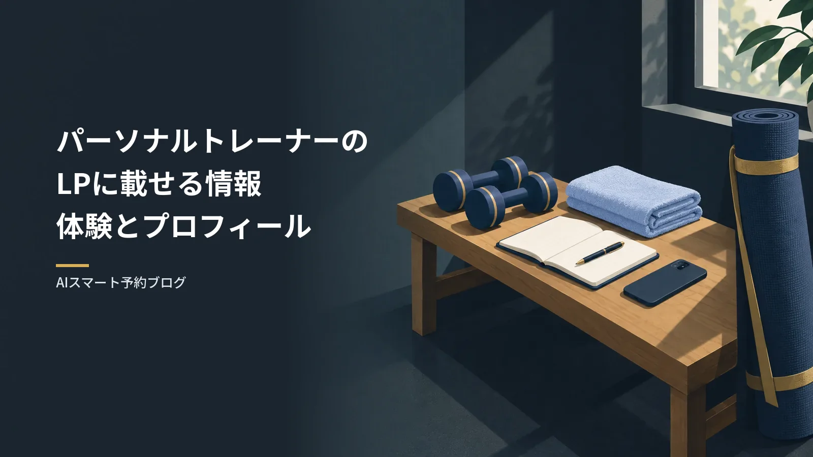 パーソナルトレーナーのLPに載せる情報|体験の流れとプロフィールの選び方 パーソナルトレーナーのLPに載せる情報|体験の流れとプロフィールの選び方