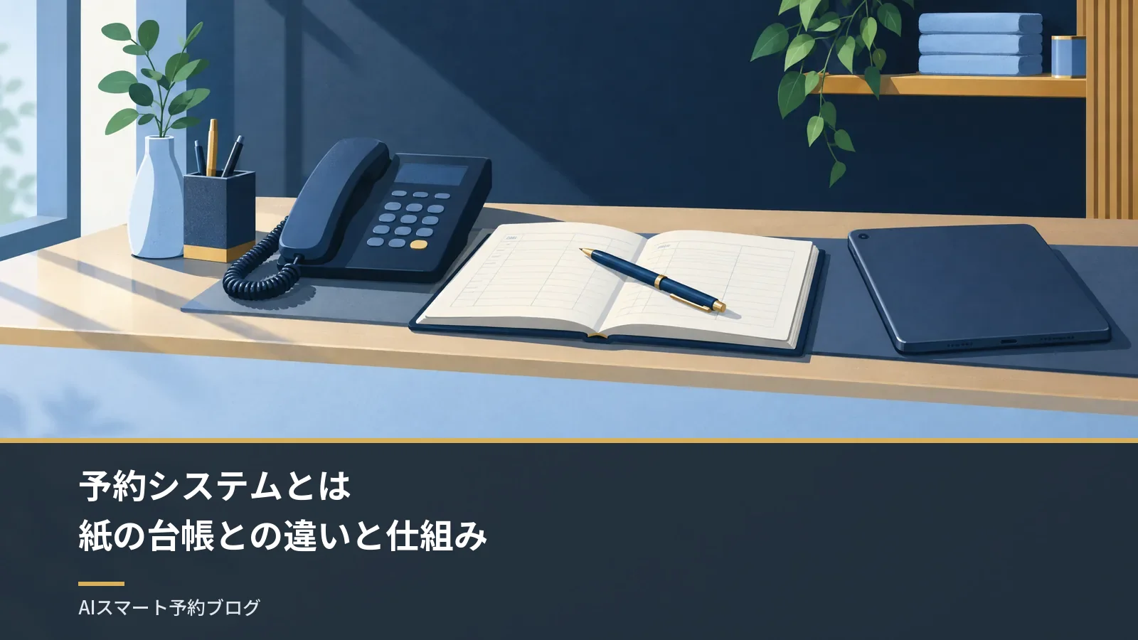 予約システムとは｜紙の台帳との違いと仕組み